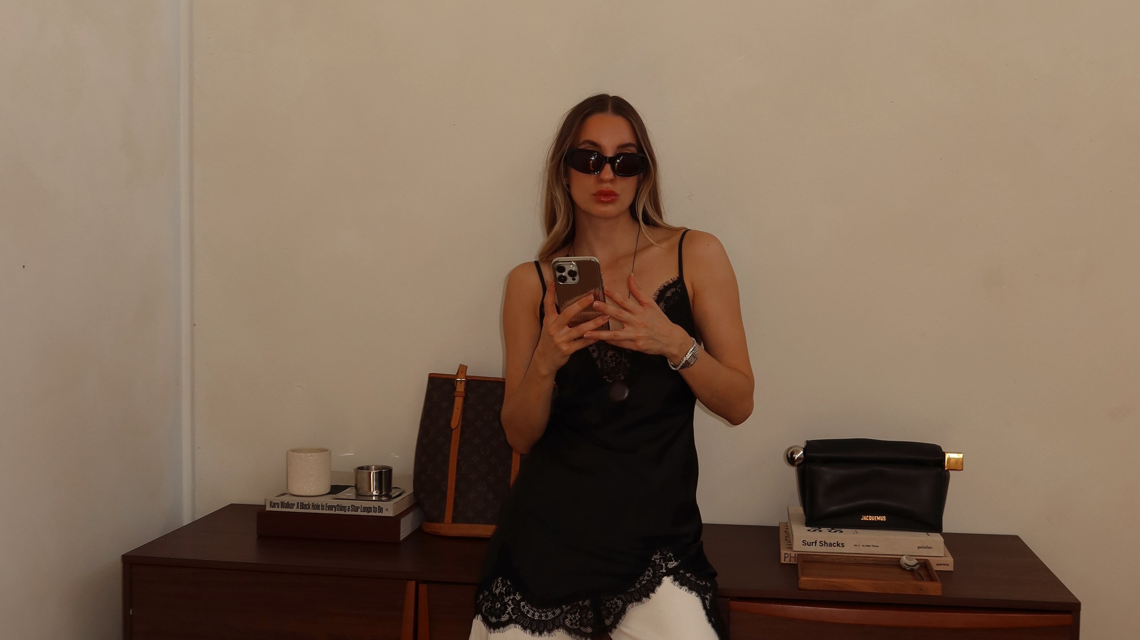 Lace Styling Trends 2025: How Stylish Influencer Dominique Nurtsch Wears the Sian Lace Cami Set, Shorts & Slip