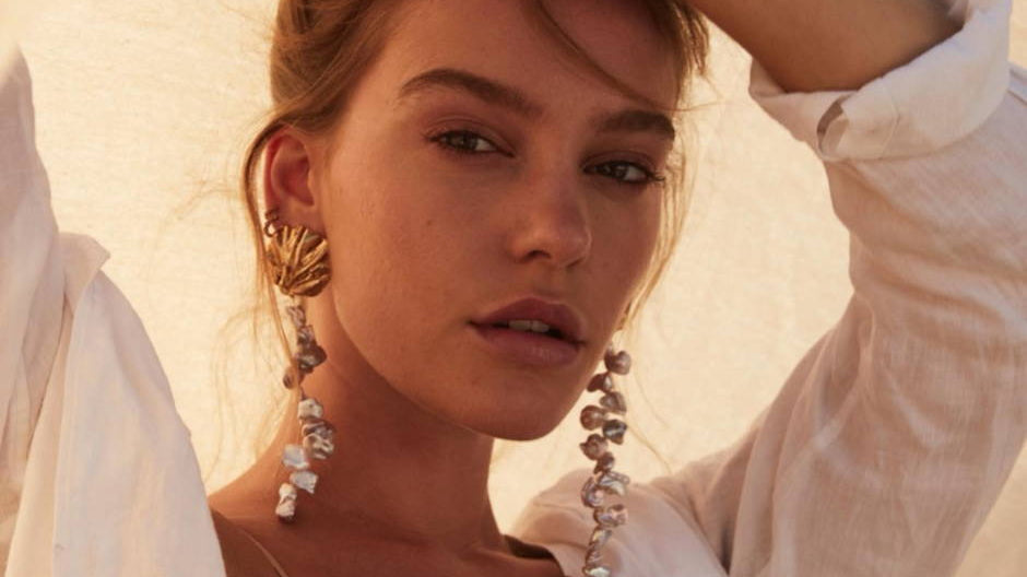 Iconic Australian model, Georgia Gibbs, in her Homebodii sleepwear