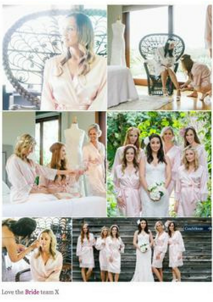The Bridal Blog, Bride Australia: Cute wedding robes for the big day.