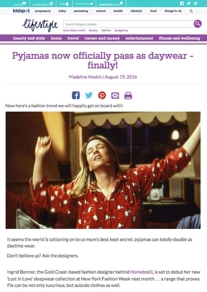 Kidspot - Pyjamas Now Officially Pass as Daywear