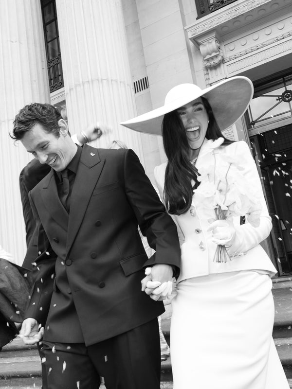 Dua Lipa and Callum Turner at their London civil ceremony