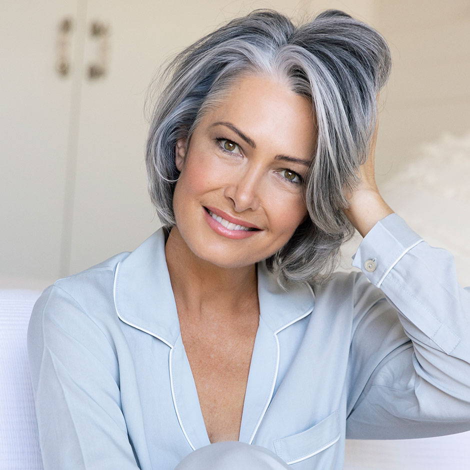 Part-time model and full-time silver fox, Luisa Dunn on embracing natural beauty