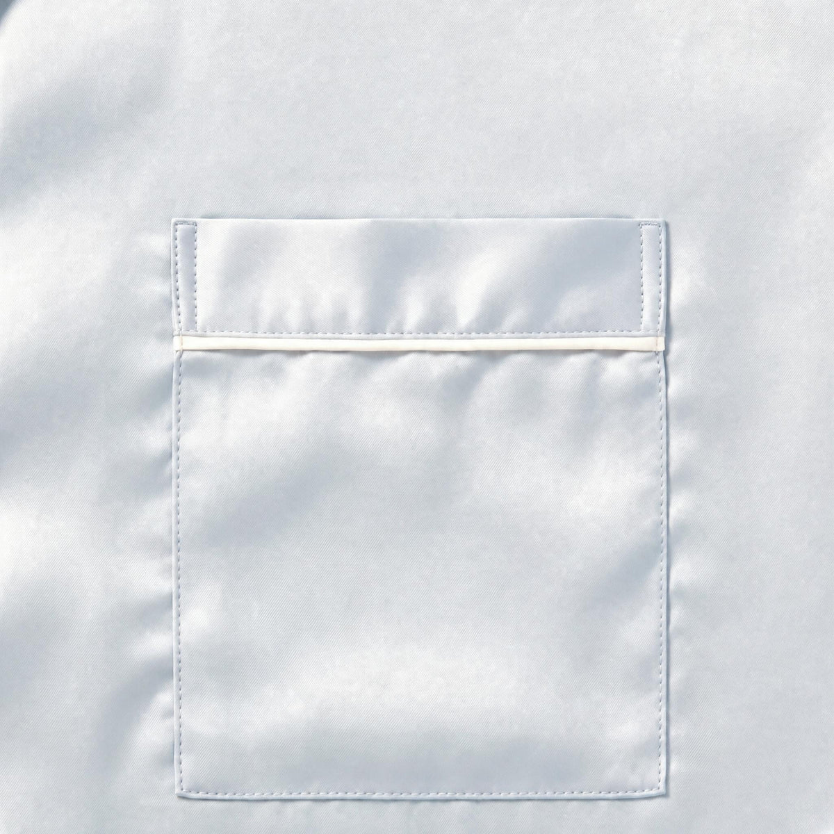 Pijama Grace Lounge - Azul Huevo con Blanco