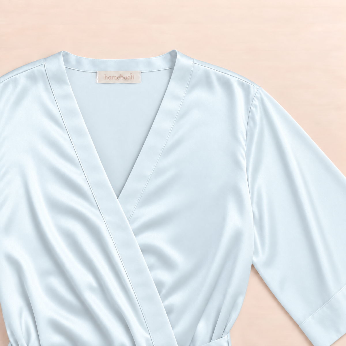Jasmine Long Robe - Eggshell Blue *Final Sale*
