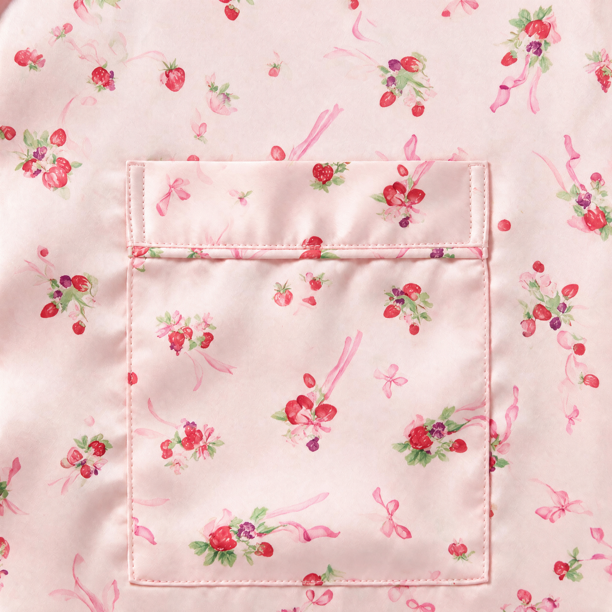 Pijama largo para niños Sweet Berry & Bows - Colorete