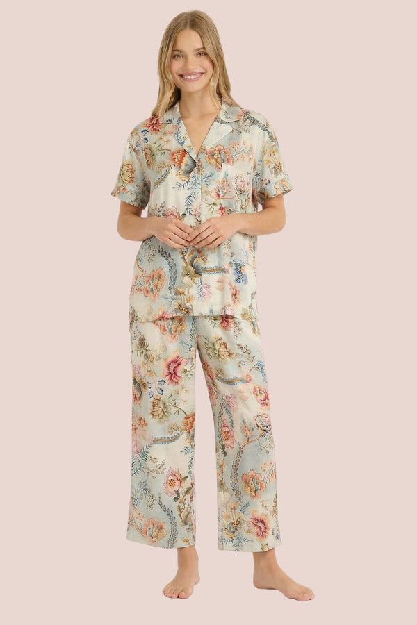 Pijama Bijou Capri - Azul