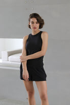 Homebodii Basic Tencel™ Womens Singlet  Black | Homebodii