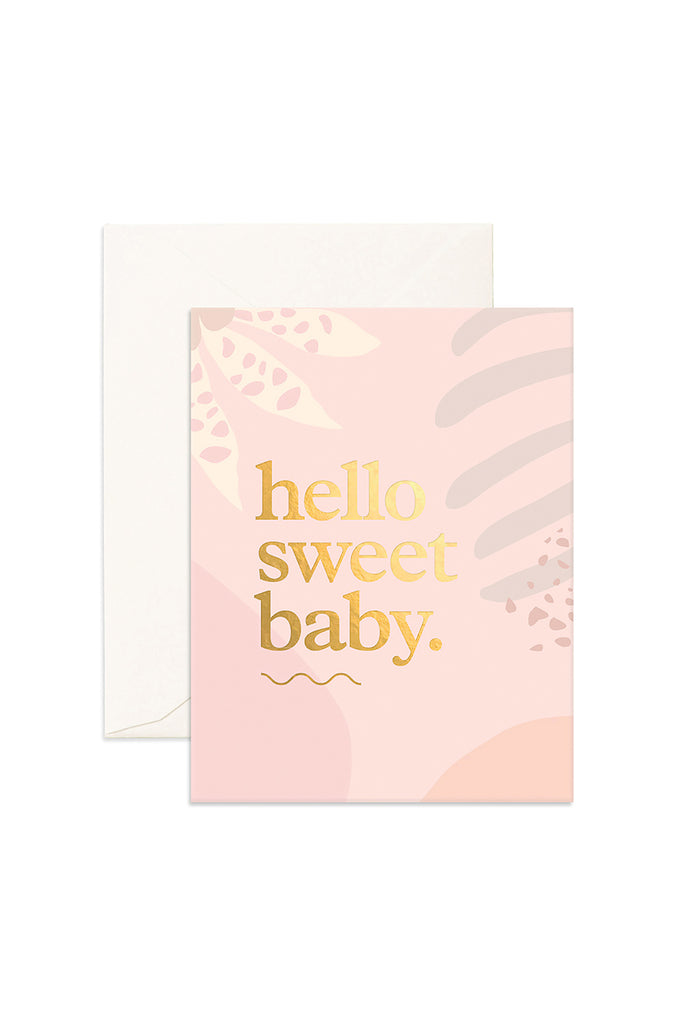 Card "Hello Sweet Baby" | Homebodii AU.