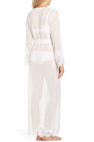 Helena Long Lace Bridal Robe | Homebodii