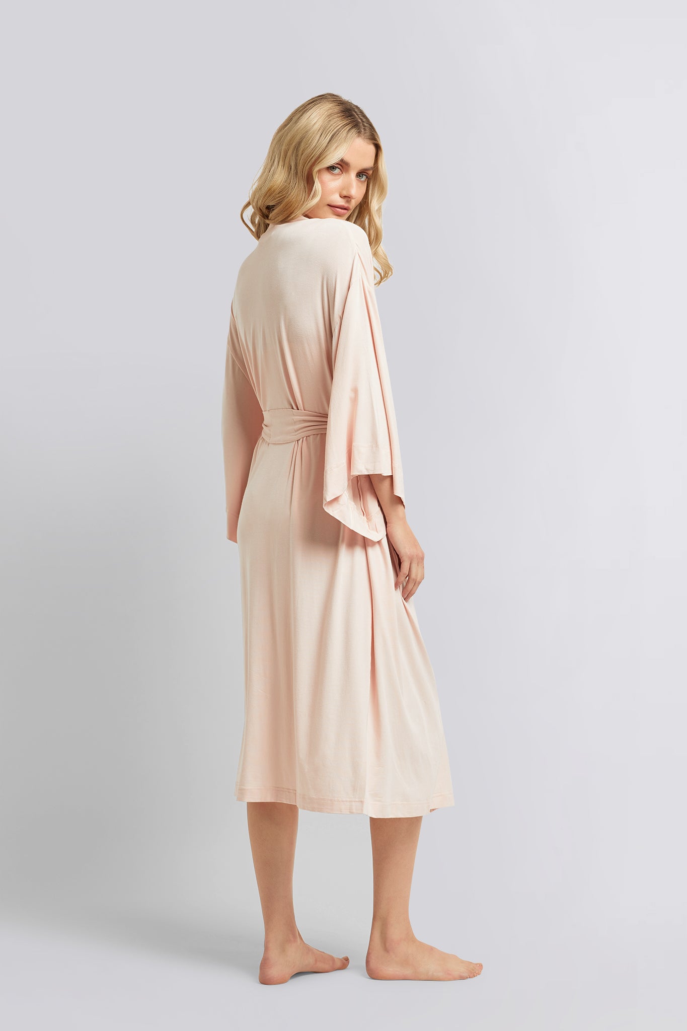 Petra Modal Robe Blush | Homebodii