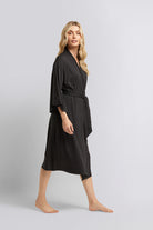 Petra Modal Robe Black | Homebodii