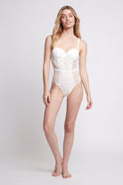 Ingrid Bodysuit White | Homebodii