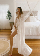 Gaylene Luxury Linen Bridal Robe | Homebodii