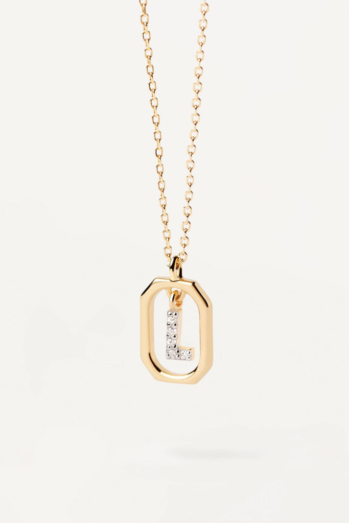 Pdpaola Mini Letters Necklace  L | Homebodii