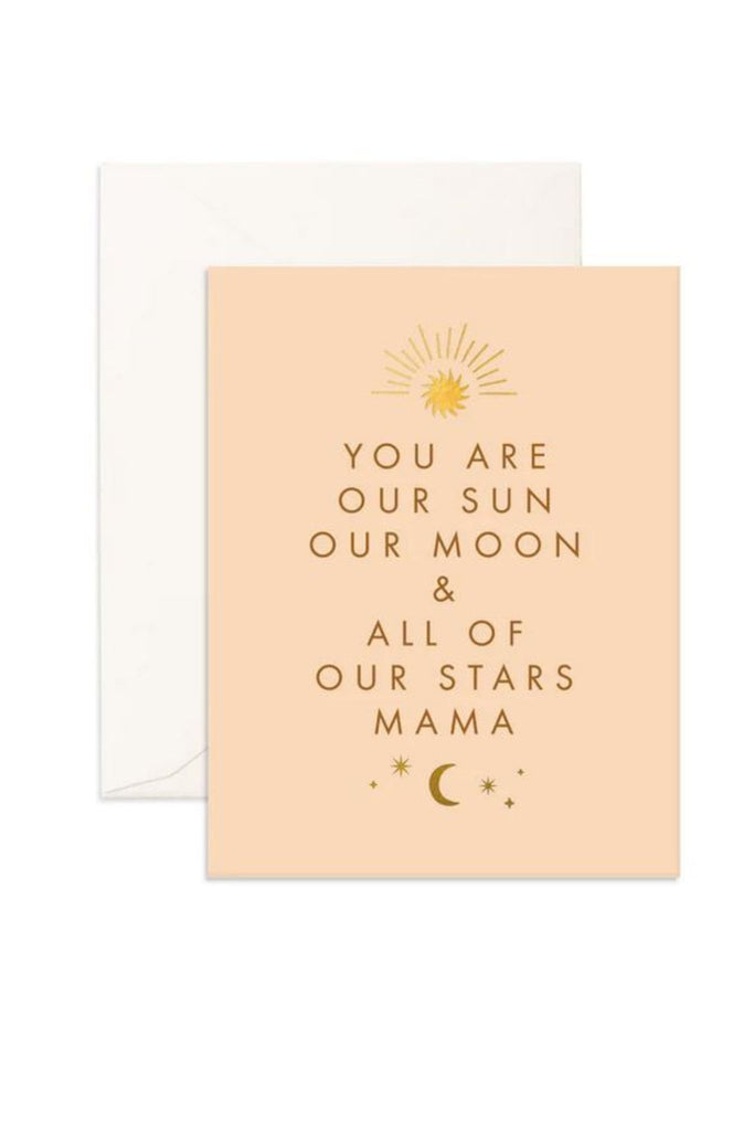 Sun Moon Mama Greeting Card | Homebodii