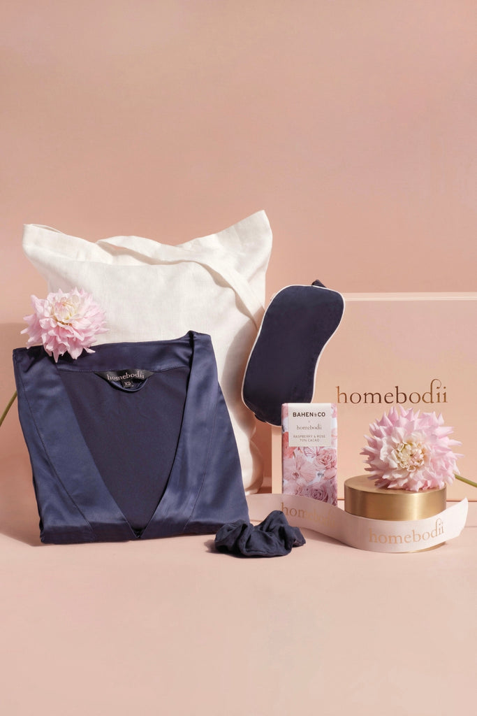 For Her Personalised Gift Hamper By Homebodii  Navy | Homebodii