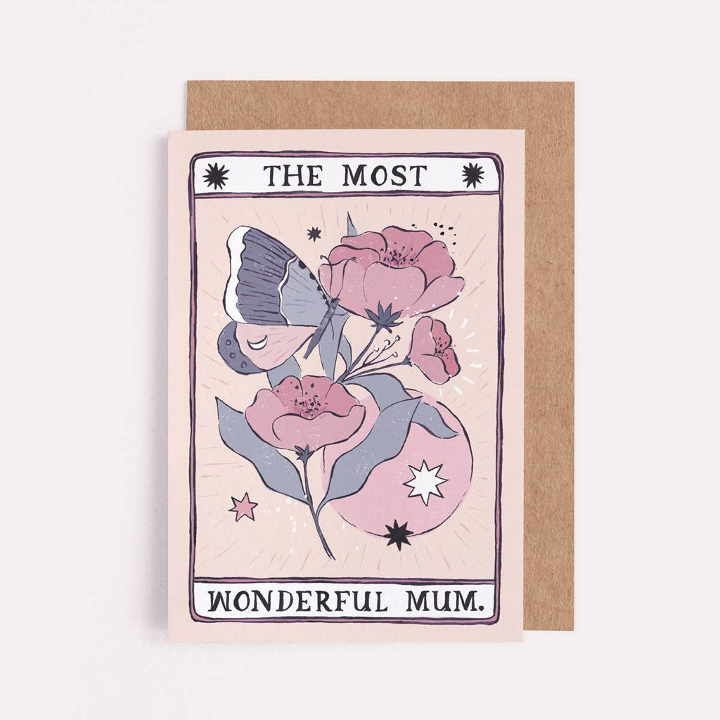 Tarot Flower Mum Card | Mother'S Day Card | Female | Homebodii